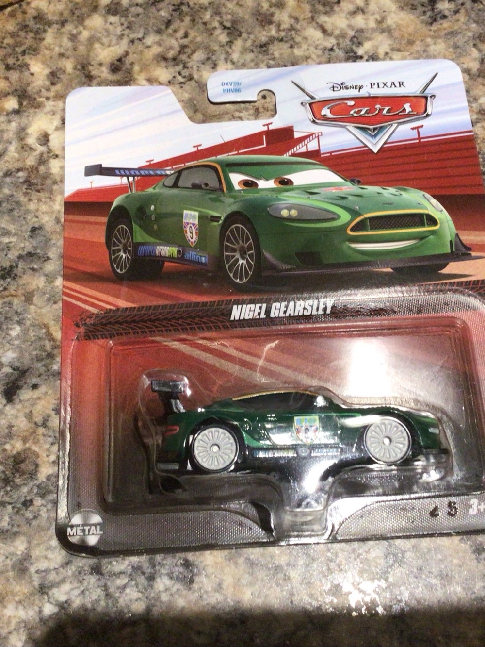Pixar Cars Nigel Gearsley Green Die-Cast toy